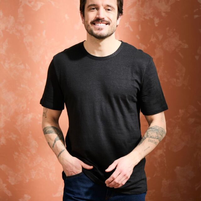 Lemahieu - 2x T-shirts 100% Lin - Noir - Homme - Homme