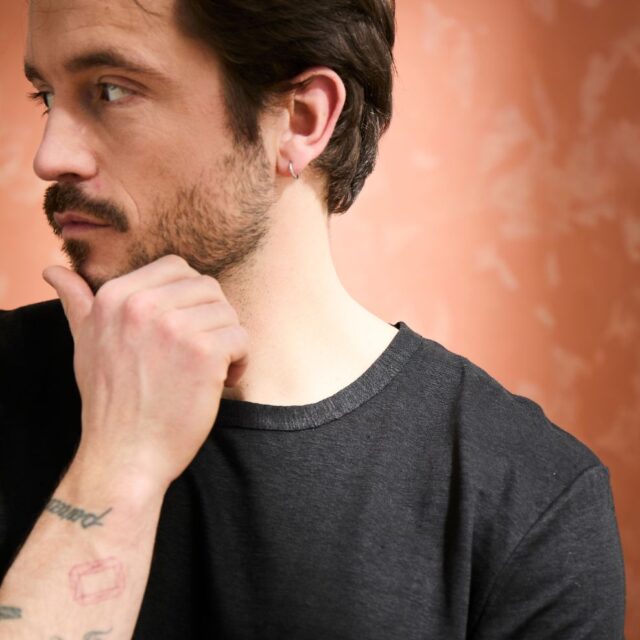 Lemahieu - 2x T-shirts 100% Lin - Noir - Homme - Homme