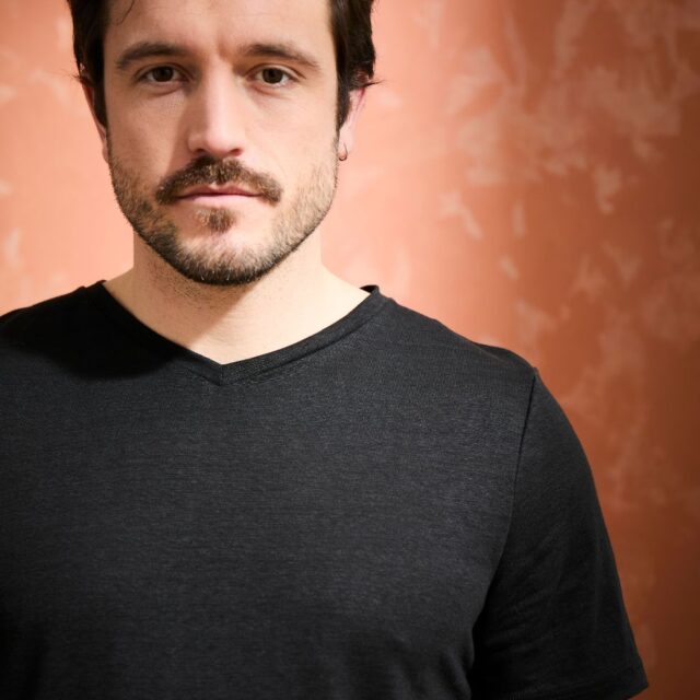 Lemahieu - 2x T-shirts 100% Lin col V - Noir - Homme