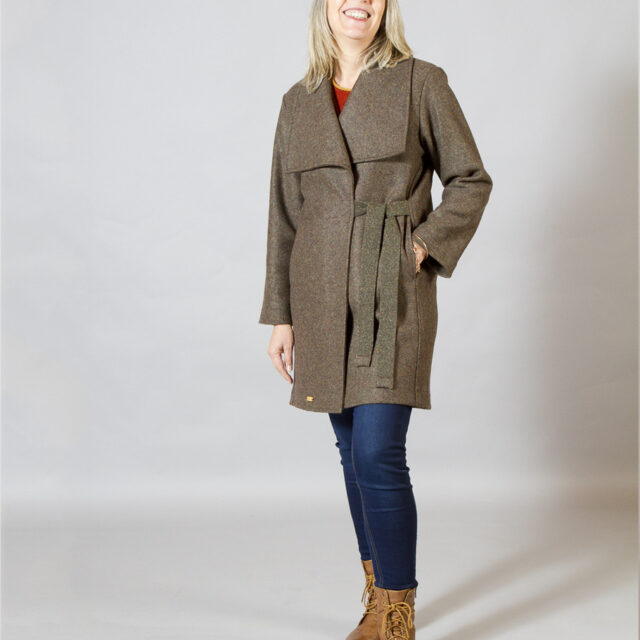 Ardelaine - Manteau en laine fin de collection - St Agreve