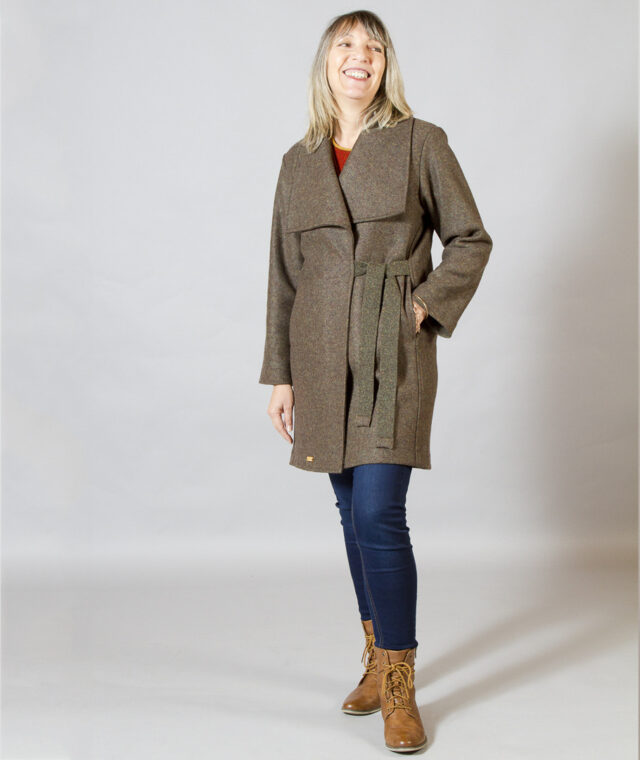 Ardelaine - Manteau en laine fin de collection - St Agreve