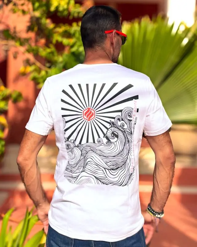Adrenagliss - Niijima – Teeshirt homme fabriqué en France en coton bio