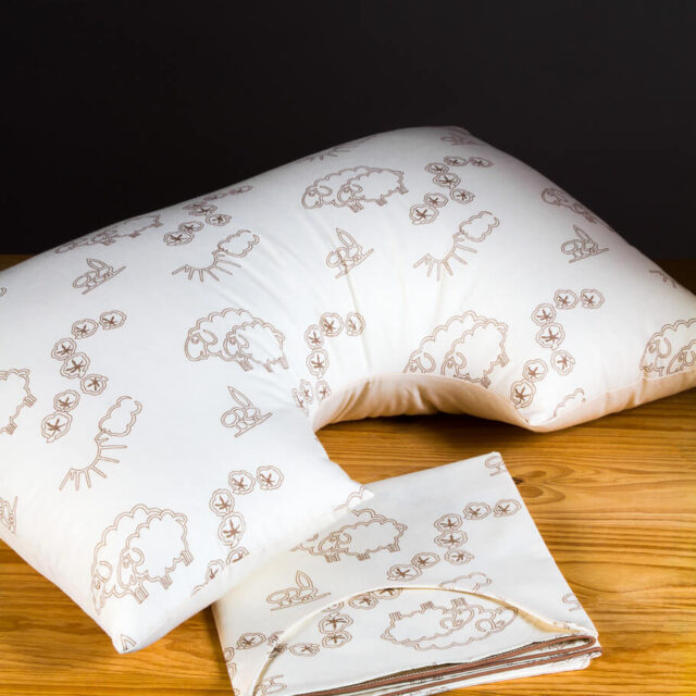 Ardelaine - Oreiller Demi-Lune en laine