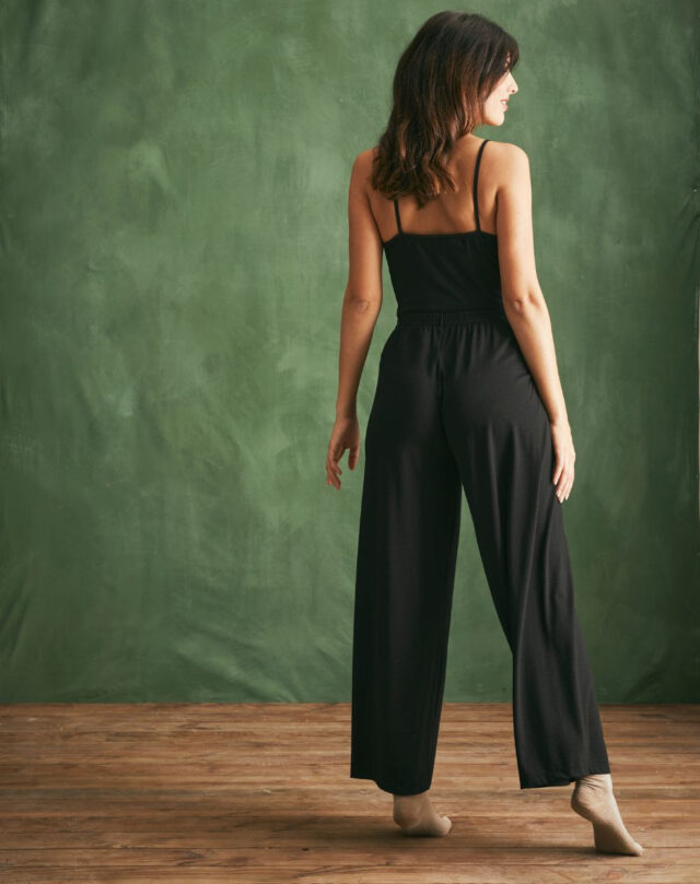 Lemahieu - Pantalon de nuit - Noir - Femme