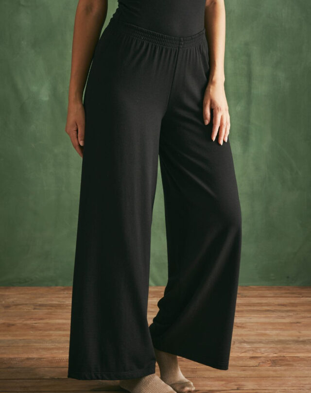 Lemahieu - Pantalon de nuit - Noir - Femme