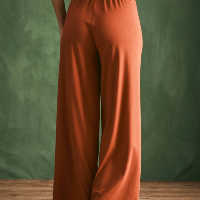 Lemahieu - Pantalon de nuit - Terracotta - Femme