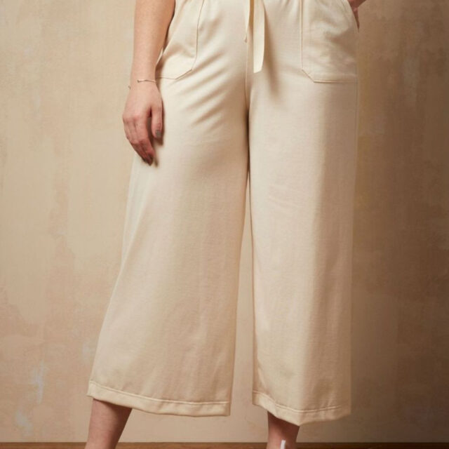 Lemahieu - Pantalon Large - Ecru - Blanc - Femme