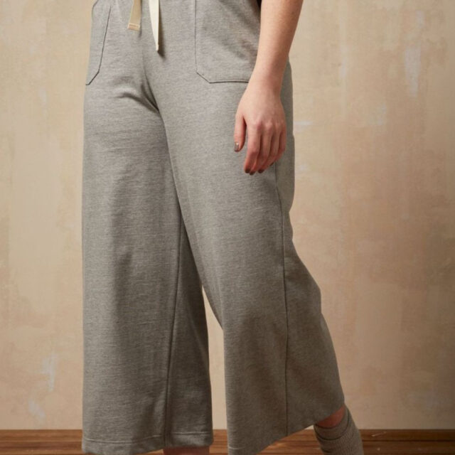Lemahieu - Pantalon Large - Gris - Terracotta - Femme