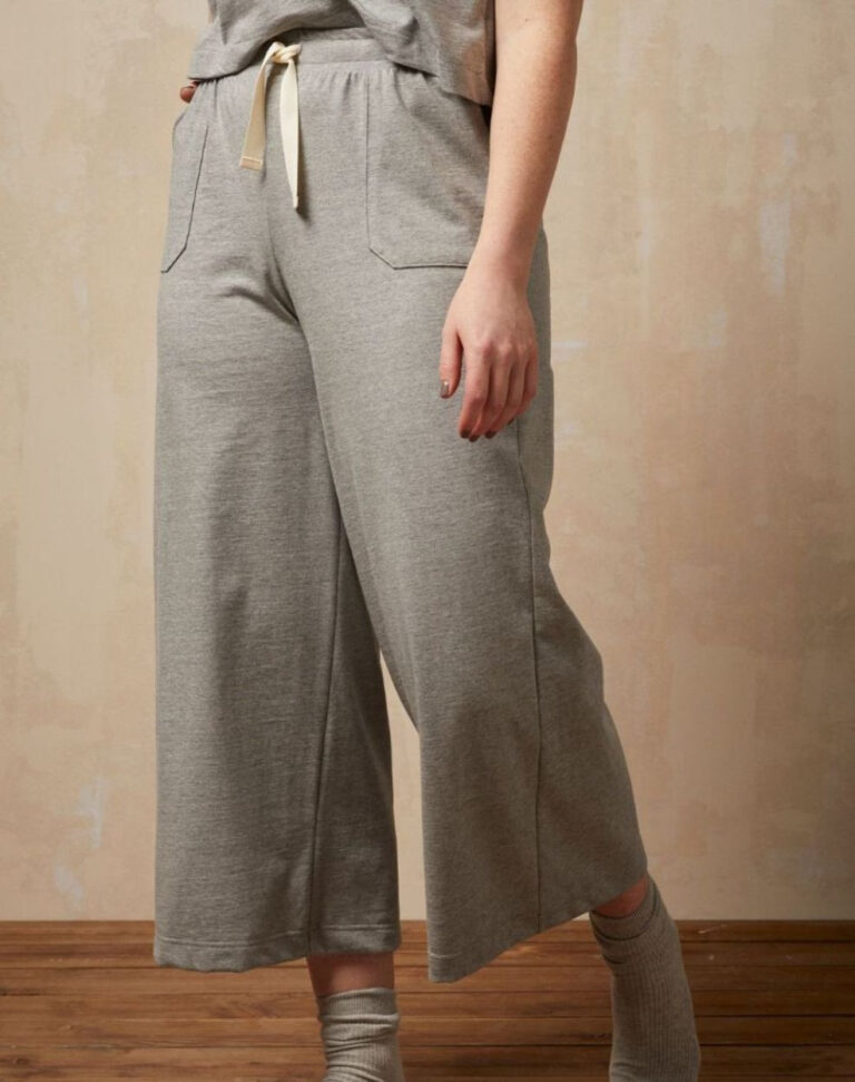 Lemahieu - Pantalon Large - Gris - Terracotta - Femme