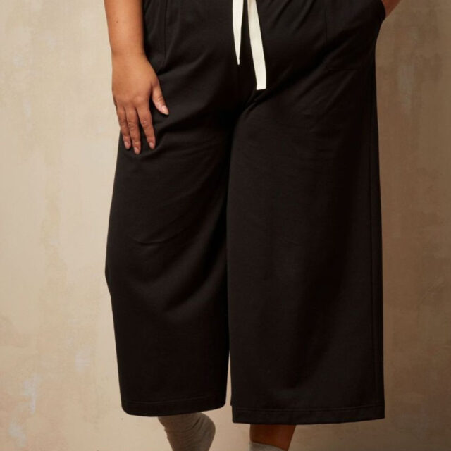 Lemahieu - Pantalon Large - Noir - Femme