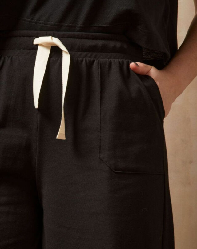 Lemahieu - Pantalon Large - Noir - Femme