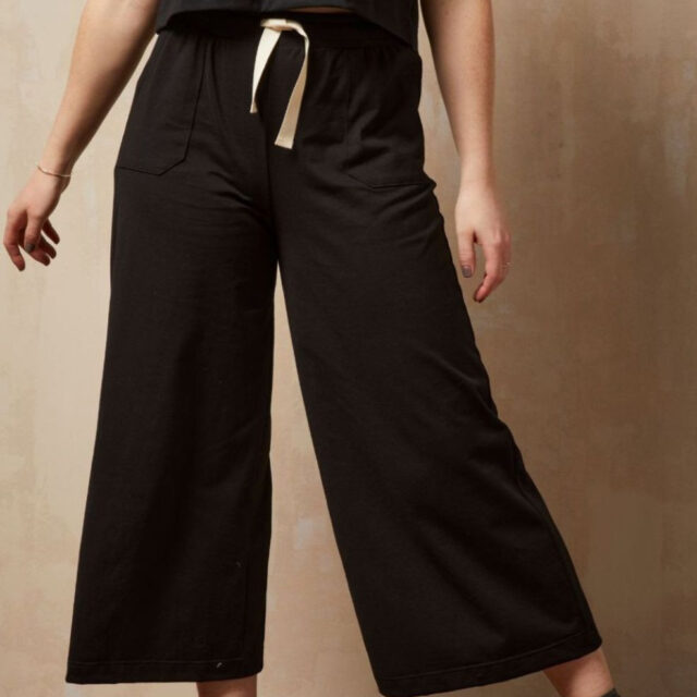 Lemahieu - Pantalon Large - Noir - Femme