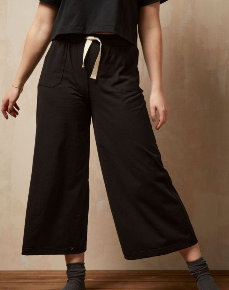 Lemahieu - Pantalon Large - Noir - Femme