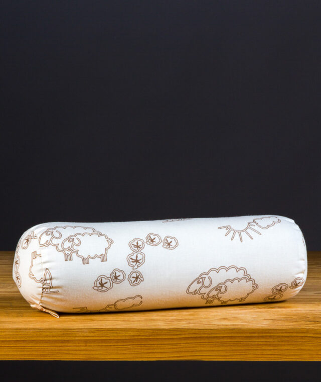 Ardelaine - Coussin petit rouleau en laine