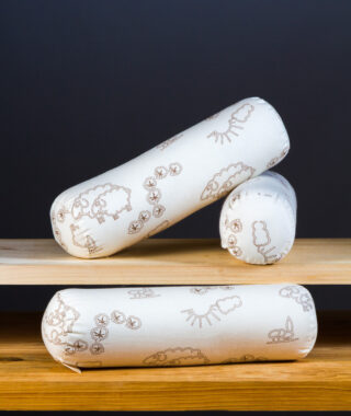 Ardelaine - Coussin petit rouleau en laine