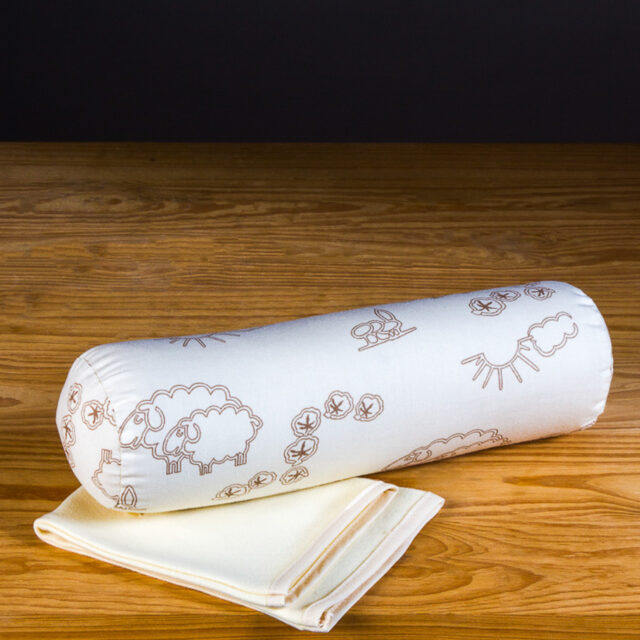 Ardelaine - Coussin petit rouleau en laine