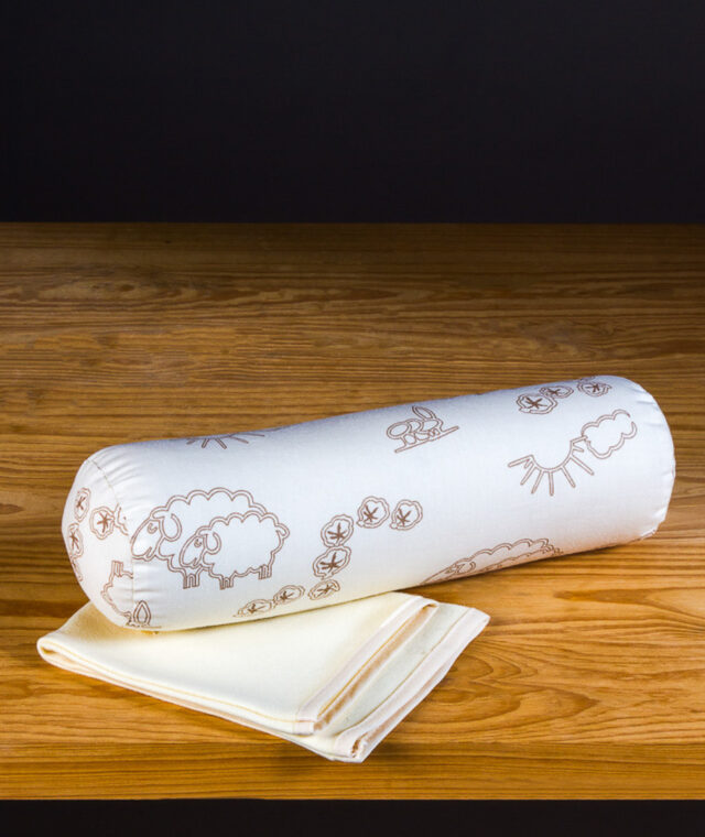 Ardelaine - Coussin petit rouleau en laine