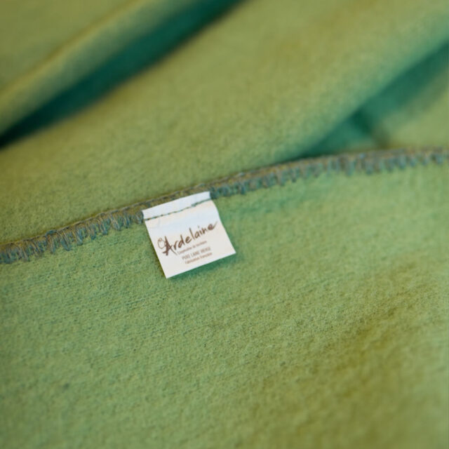 Ardelaine - PLAID TRICOT TILLEUL POLAINE