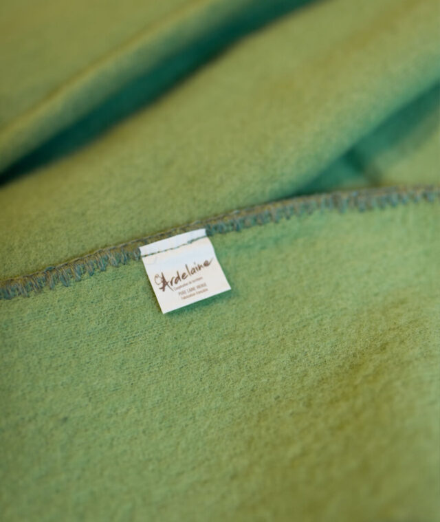 Ardelaine - PLAID TRICOT TILLEUL POLAINE