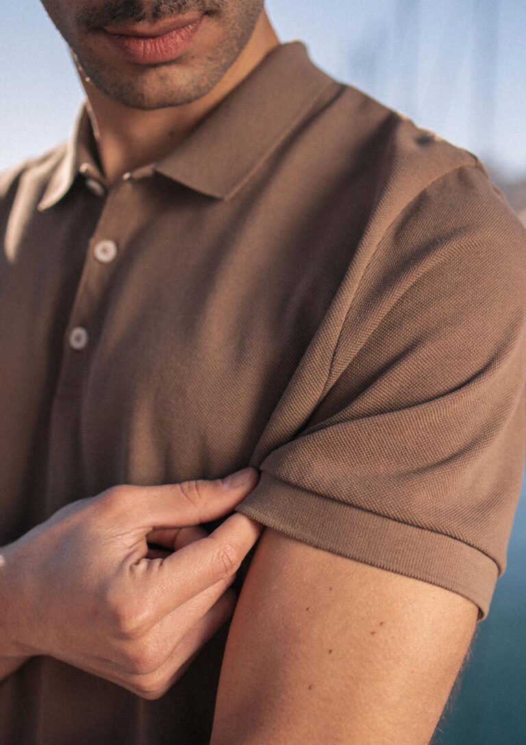 Montlimart - POLO PARTAGE MARRON