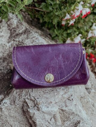 Maison Rottier - Porte-Monnaie Violet – Mathilde
