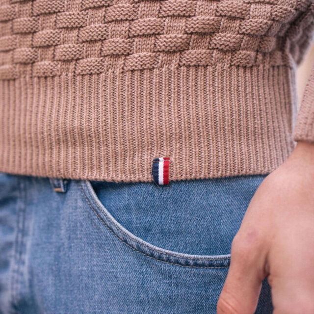 Montlimart - PULL DAMIER TAUPE