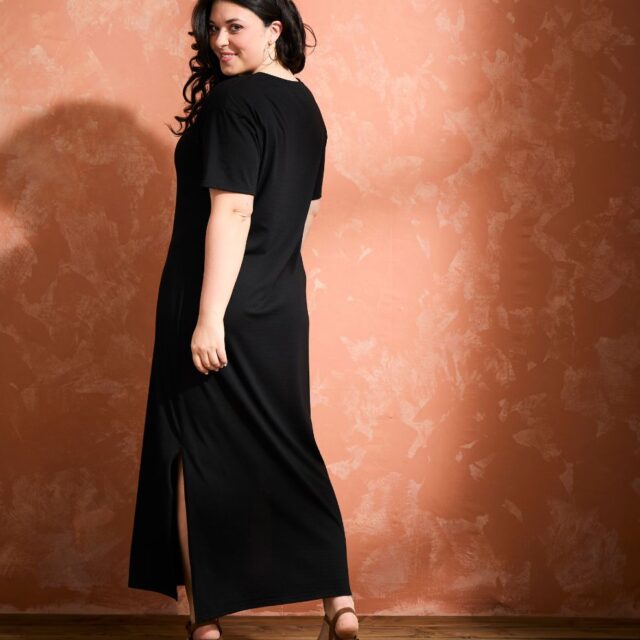 Lemahieu - Robe maxi - Noire - Femme