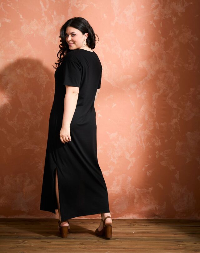 Lemahieu - Robe maxi - Noire - Femme