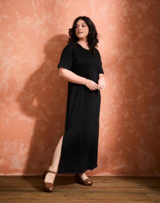 Maison Lemahieu - Robe maxi – Noire – Femme