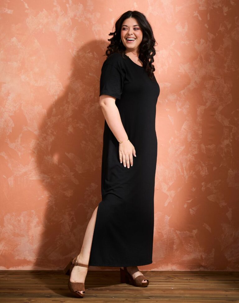 Lemahieu - Robe maxi - Noire - Femme
