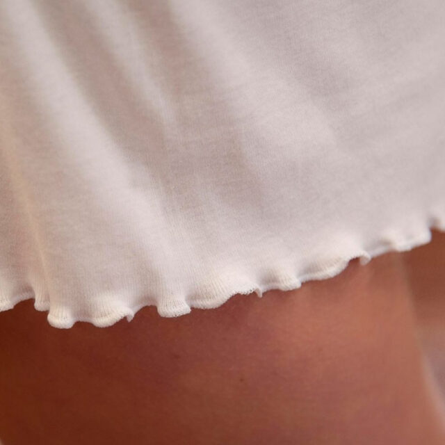 Lemahieu - Short en Coton BIO - Blanc - Femme