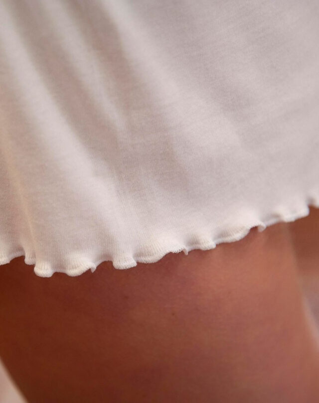 Lemahieu - Short en Coton BIO - Blanc - Femme