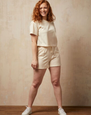 Maison Lemahieu - Short détente – Ecru – Blanc – Femme