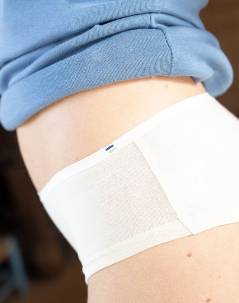 Lemahieu - Shorty en Coton BIO - Blanc - Femme