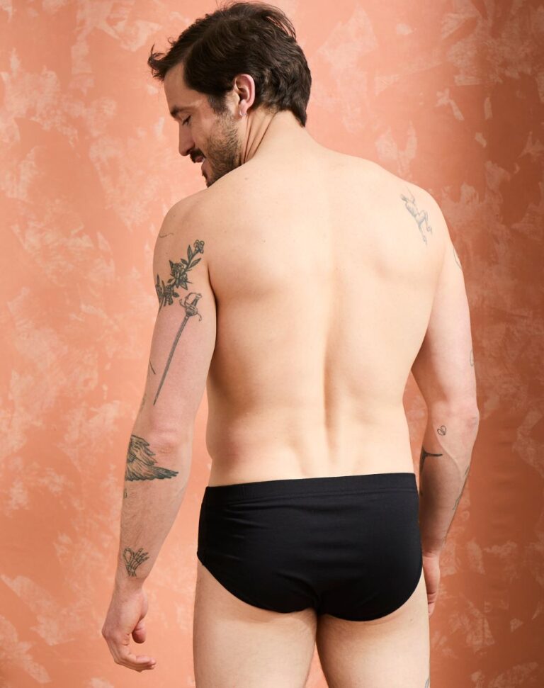 Lemahieu - Slip confort Coton BIO - Noir - Homme
