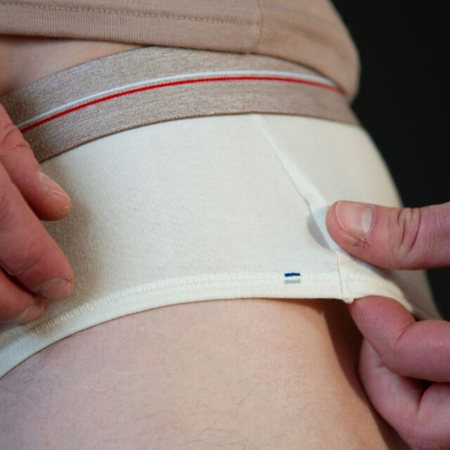 Lemahieu - Slip en Coton bio - Naturel - Blanc - Homme