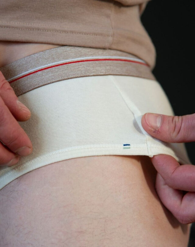 Lemahieu - Slip en Coton bio - Naturel - Blanc - Homme