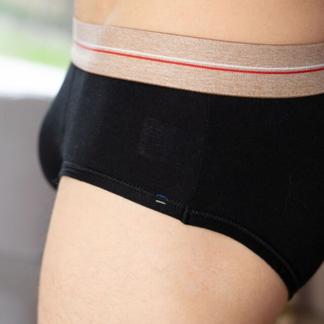 Lemahieu - Slip en Coton bio - Noir - Homme