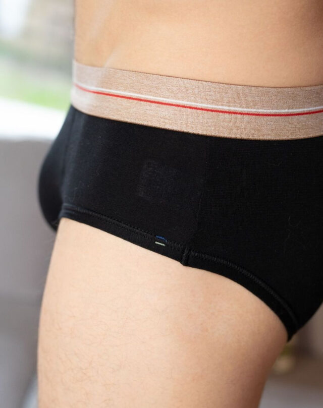 Lemahieu - Slip en Coton bio - Noir - Homme