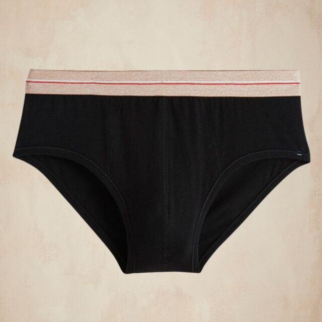 Lemahieu - Slip en Coton bio - Noir - Homme