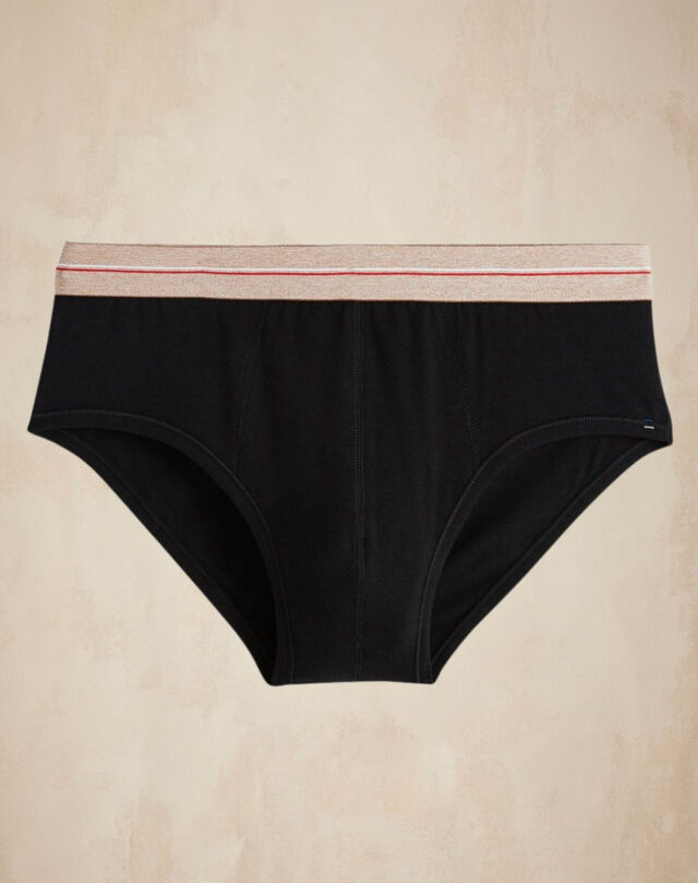 Lemahieu - Slip en Coton bio - Noir - Homme