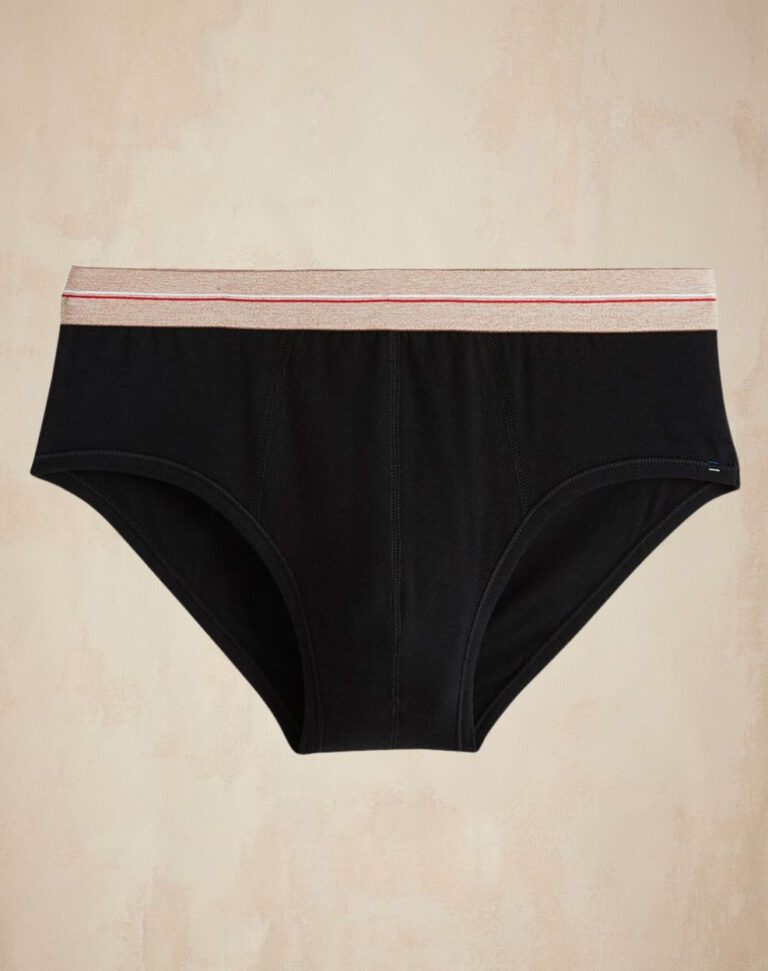 Lemahieu - Slip en Coton bio - Noir - Homme