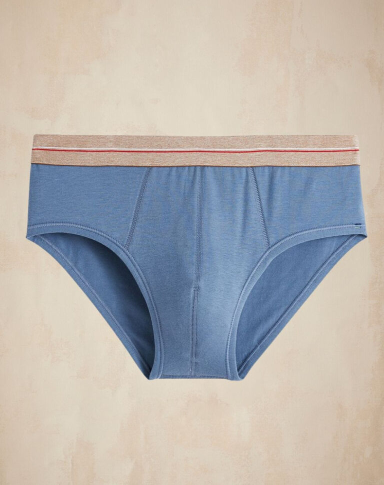 Lemahieu - Slip en Coton bio- Bleu océan - Homme