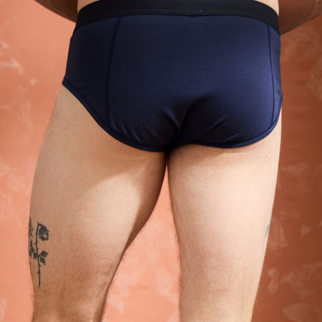 Lemahieu - Slip coton modal - Marine - Homme