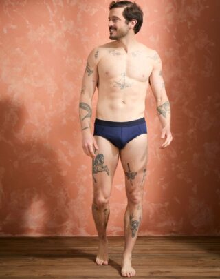 Maison Lemahieu - Slip coton modal – Marine – Homme