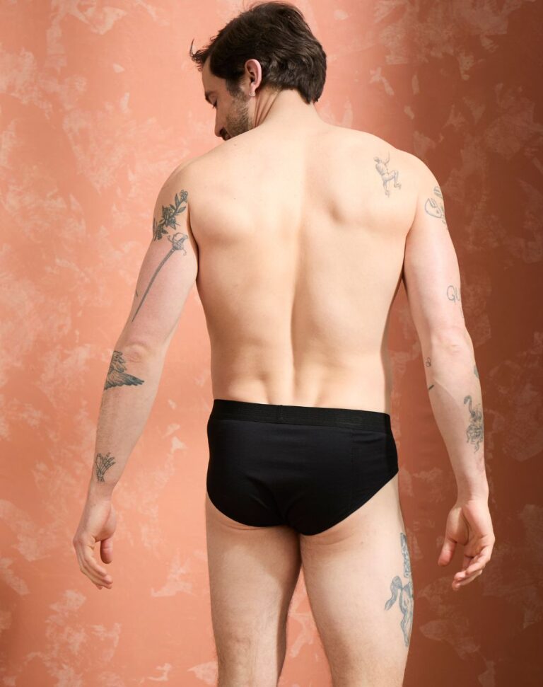 Lemahieu - Slip coton modal - Noir - Homme