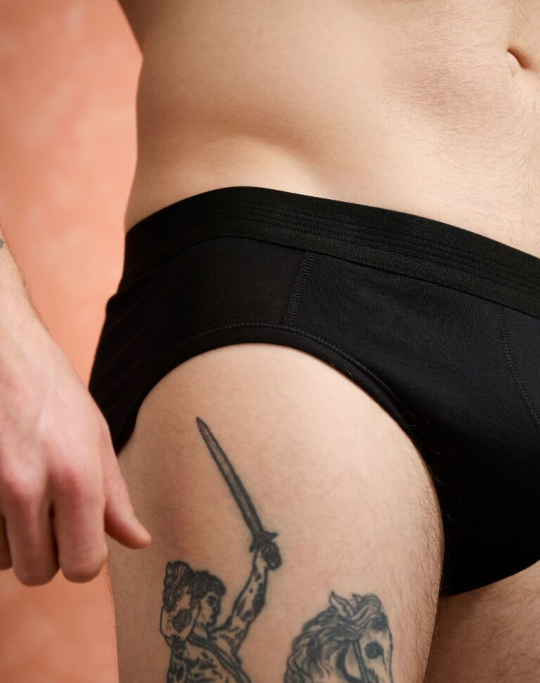 Lemahieu - Slip coton modal - Noir - Homme