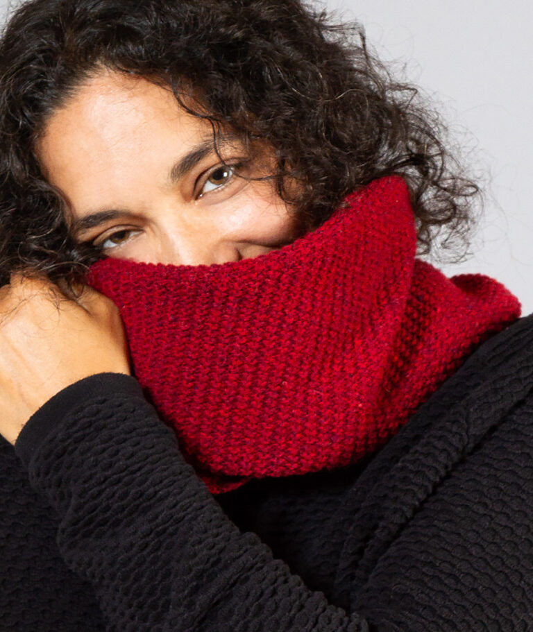 Ardelaine - Snood point de riz en laine
