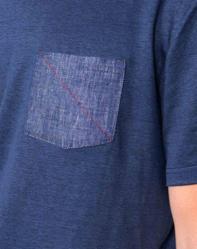 Lemahieu - T-shirt à poche - Lin - Homme - Unisexe