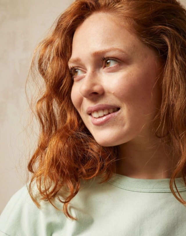 Lemahieu - T-shirt crop top - Amande - Femme